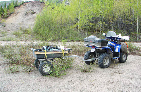 photo remorque atv trailer